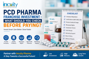 PCD pharma franchise investment checklist before paying